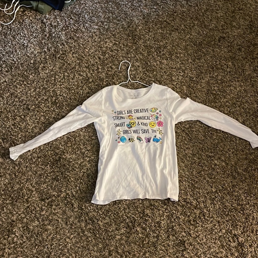 White long sleeve shirt
